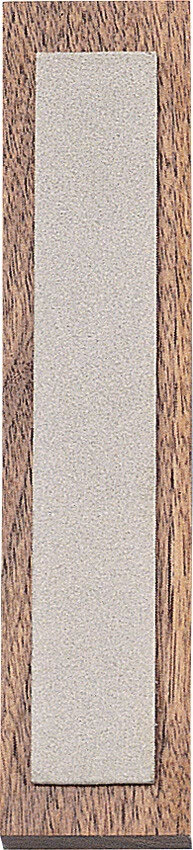 Eze-Lap Diamond Fine Grit Knife Sharpener Mounted On A Wooden Block 42F