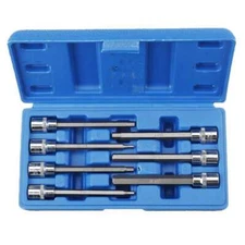 7Pcs 3/8 Inch Drive Long Reach Hex Bit Socket Set 3-10mm Screwdriver Head Set
