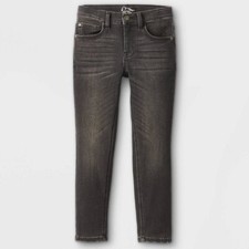 NEW Boys' Super Stretch Super Skinny Fit Jeans, Black - HUSKY