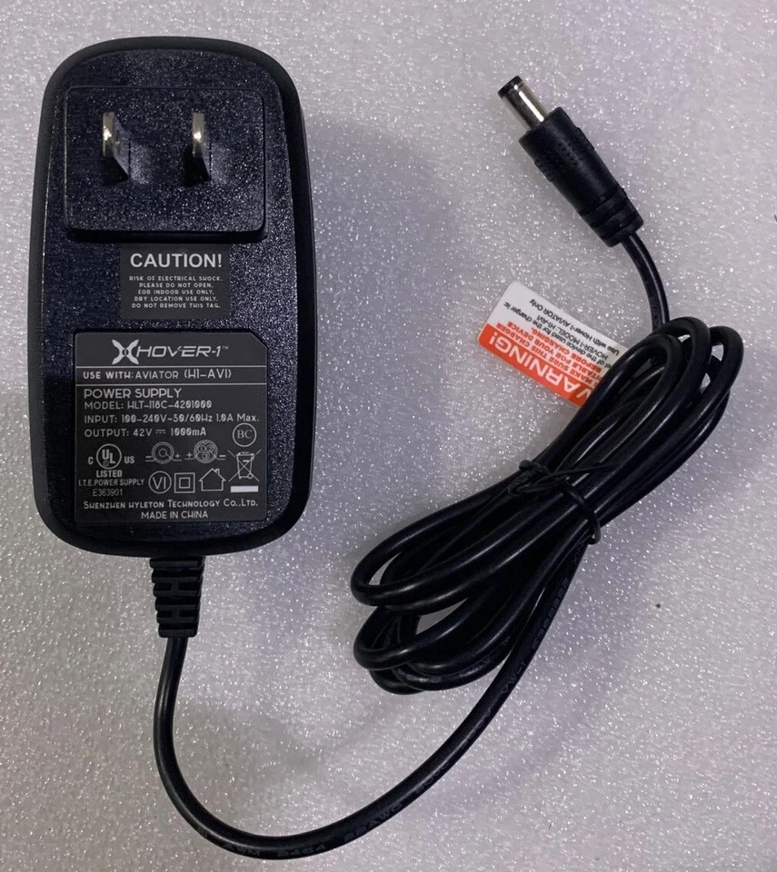 Adaptador carregador AC/DC AVIADOR HLT-118C-4201000 42V 🔴 CAIXA ABERTA GENUÍNO - Imagem 2 de 4