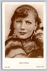 JH4/ Greta Garbo Actress RPPC Postcard c1930s Metro Golden Mayer 104