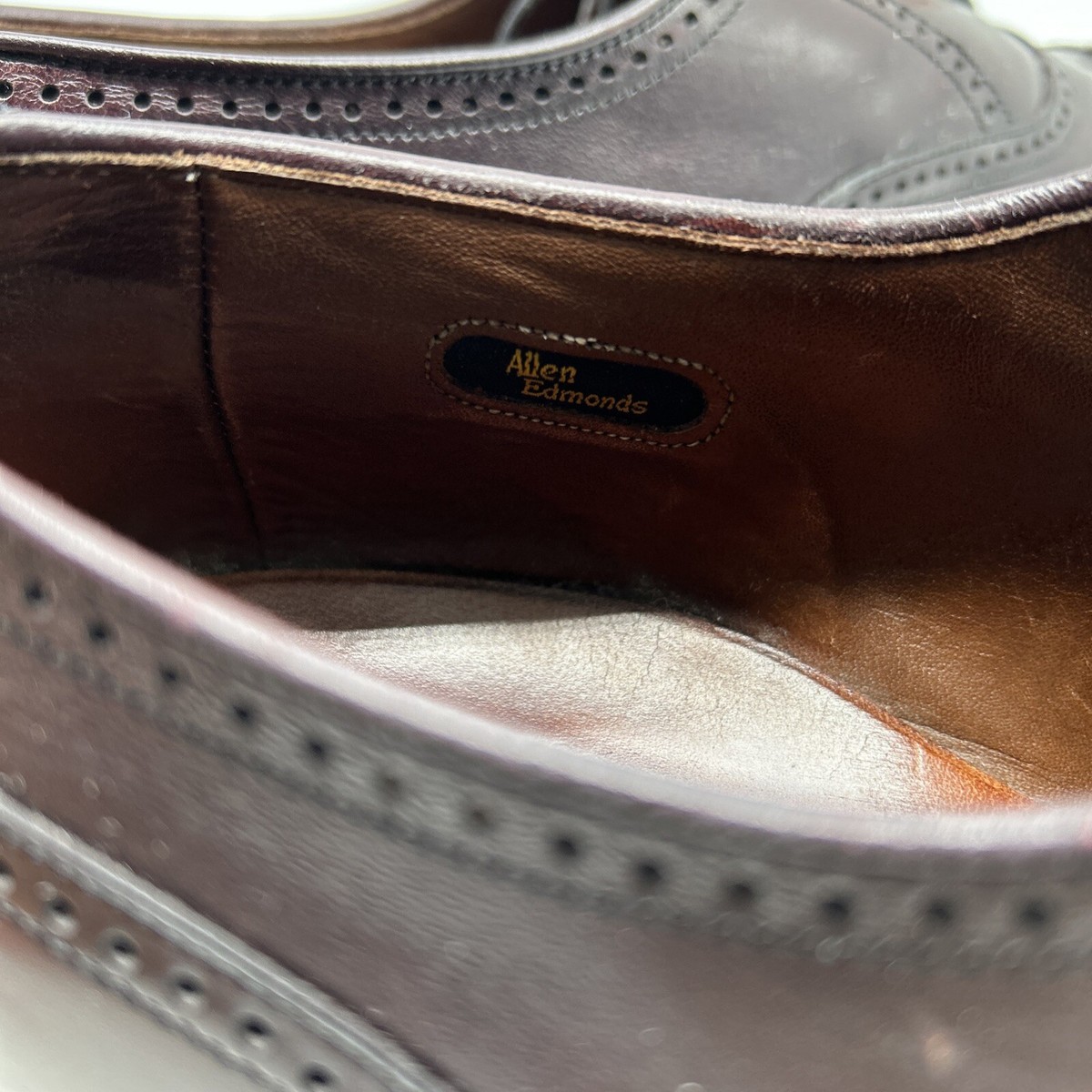 Allen Edmonds Men\'s Brown Leather Chester‎ Winthrop Oxfords Marlow Shoes 11.5 Allen Edmonds E Loafer Casual Shoes for Men for sale | eBay main image 3