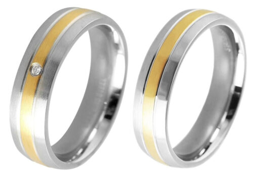 Women Men Stainless Steel Partner Finger Wedding Engagement Ring - Picture 1 of 3