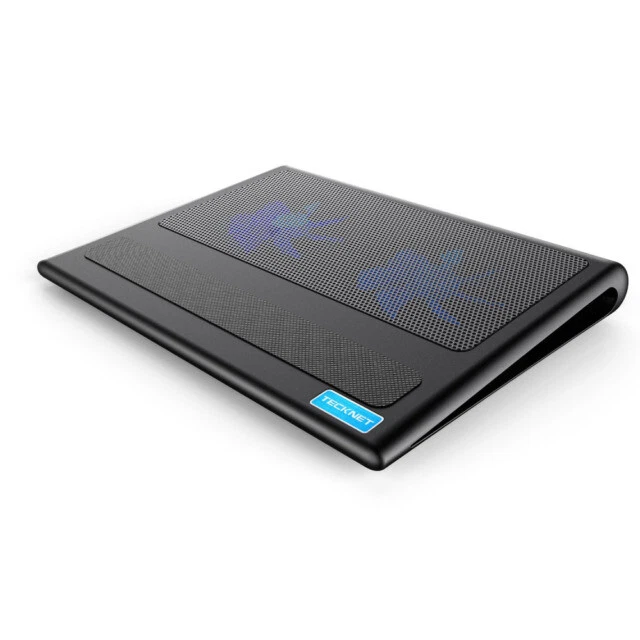 2 Fans Laptop Cooling Pads with Adjustable Stands