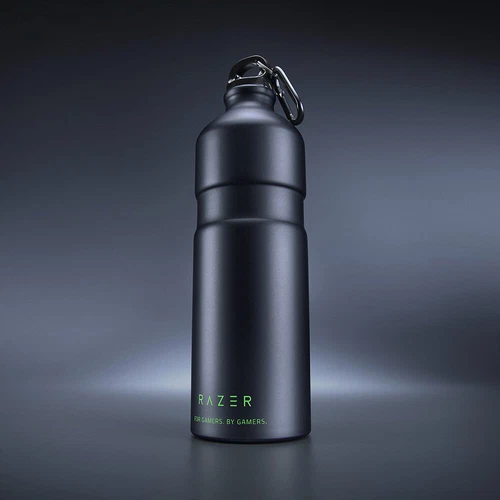 Razer Hydrator Aluminum Water Bottle - Black - 25.3 fl oz / 750ml capacity - Picture 2 of 4