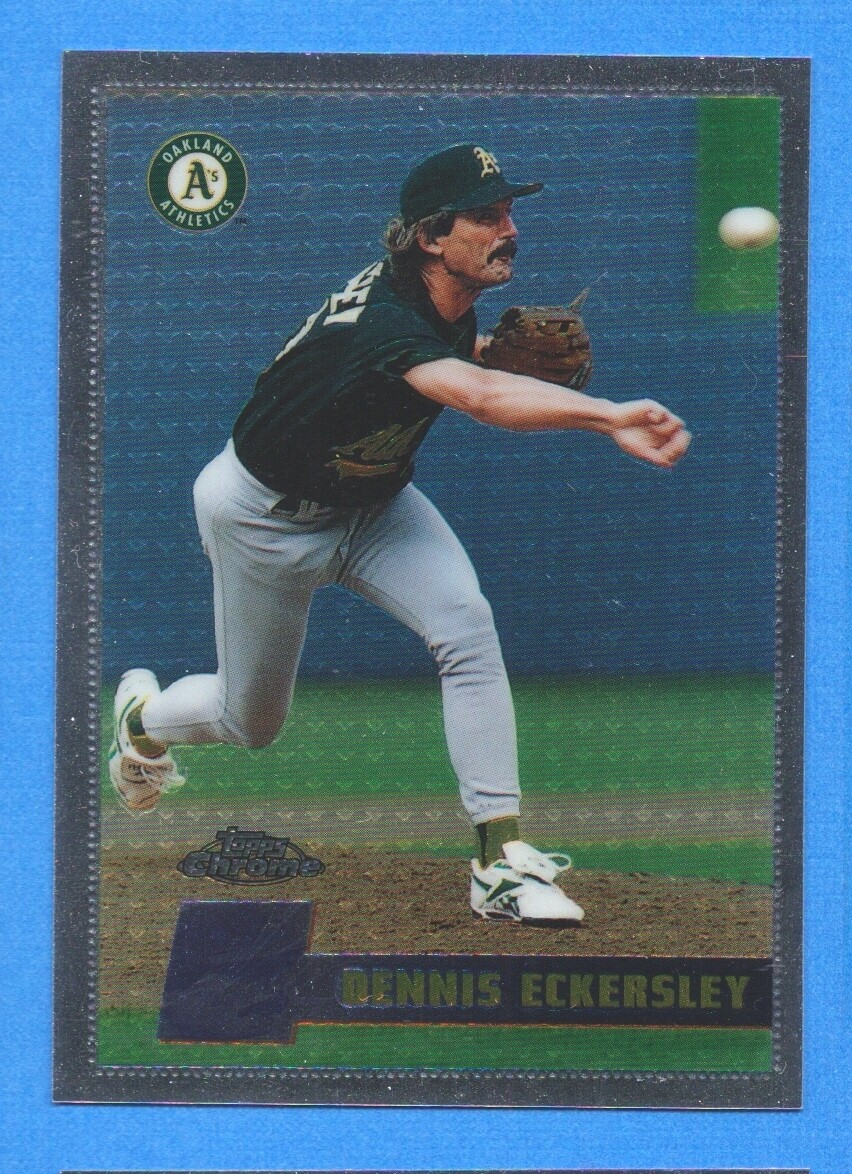 1996 Topps Chrome #150 Dennis Eckersley Athletics