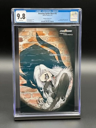Amazing Spider-Man #92 CGC 9.8 (2022) - Black Cat - Momoko Variant Cover 1:25