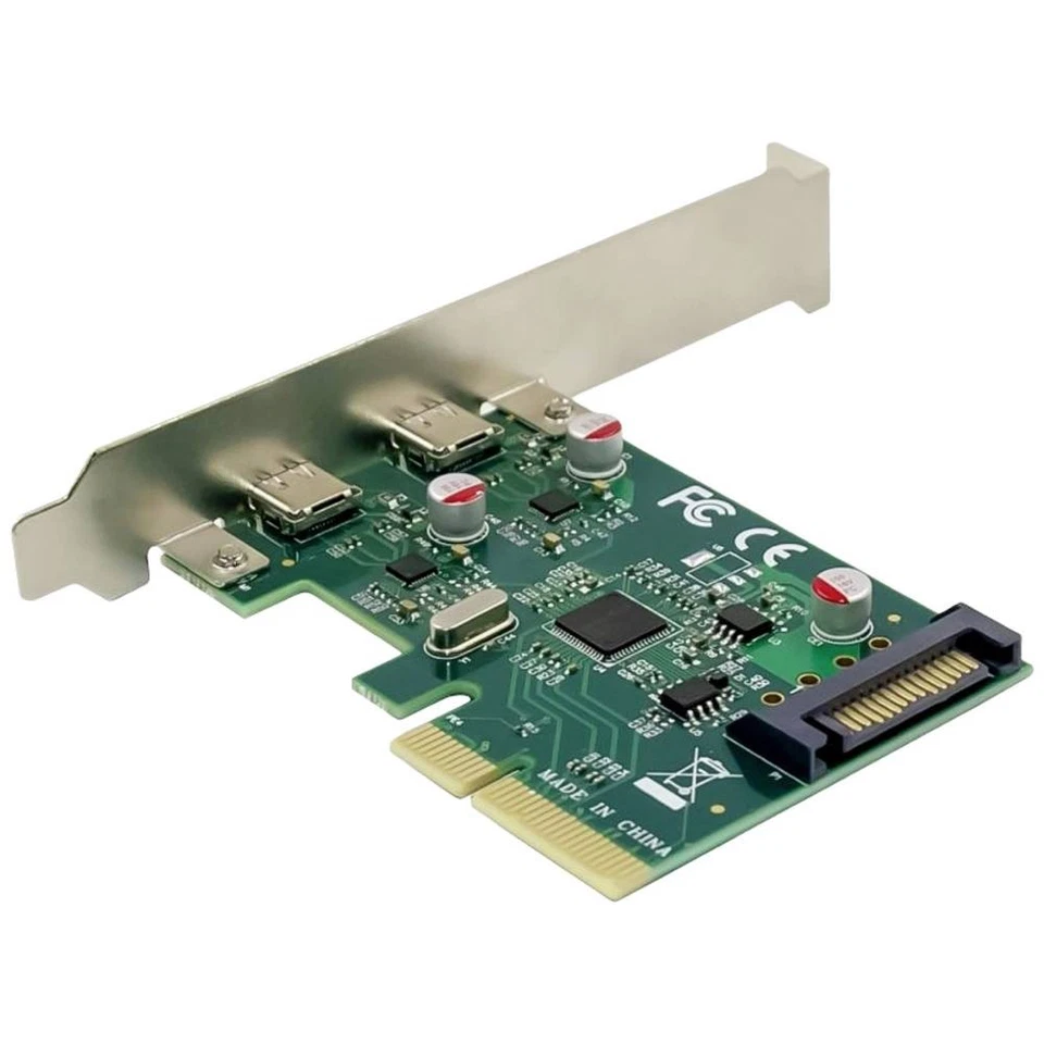 Conceptronic EMRICK07G 2 Porte Scheda di interfaccia USB-C® 3.1 Gen2 PCI - Immagine 4 di 4