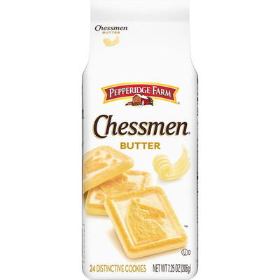 Pack of 4 Pepperidge Farm Chessmen Butter Cookies, 7.25 Oz. Bags- FREE SHIPPING!