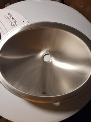 Houzer CHO-1800 Opus 16-3/4'' 18-Gauge Stainless Steel Undermount Lavatory Sink