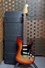 Fender USA American Deluxe Stratocaster Parts Upgrade Silver Seal 2012 Excellent