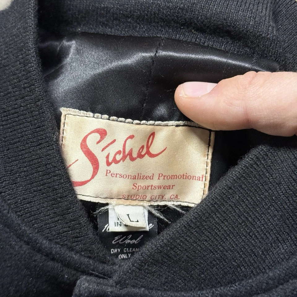 Chaqueta Universitaria Sichel Vintage 1994 PAGEMASTER “Horror” Película Promo Cast & Crew L Foto 4 de 4