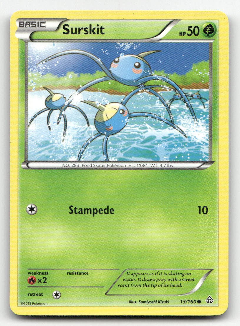 Surskit 13/160 Pokemon MP
