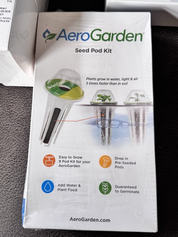 AeroGarden Hydroponic Grow Kit Seed Pod, Liquid Plant Food, Pepper Pods, Indoor