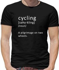 Funny Definition Cycling Mens T-Shirt - Bike - Cycle - Cyclist - Bicycle - Tour