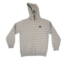 O'Neill gray Bavaro Striped hoodie Pullover boys LARGE standard fit top