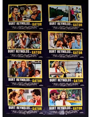Fotobuste GATOR Burt Reynolds Jerry Reed Weston Hutton Gardner William Jerr F345