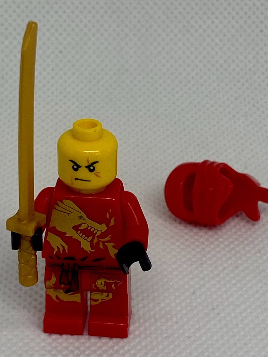 Lego njo0009 Kai DX Minifigure Ninjago Golden Weapons Gold Dragon