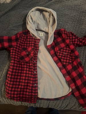 LL Bean Boys Shirt Jacket M5-6