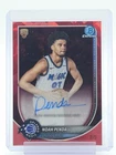 NOAH PENDA 2025-26 BOWMAN CHROME RED SAPPHIRE ROOKIE AUTO /5 Q5300