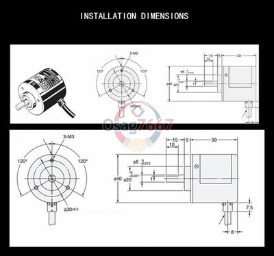 NEW ONE   Incremental Rotary Encoder 360p/r 12~24V DC E6B2-CWZ5B PNP #md