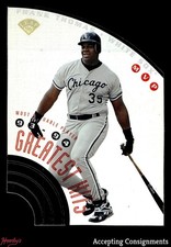 1996 Leaf Thomas Greatest Hits #8 Frank Thomas 4807/5000 White Sox