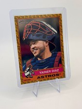 Yainer Diaz [Color of the Year] #650 2025 Topps Heritage High Number /76 SSP