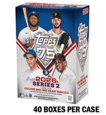 2026 TOPPS SERIES 2 BASEBALL 40-BOX VALUE BLASTER CASE MLB Brand New Sealed