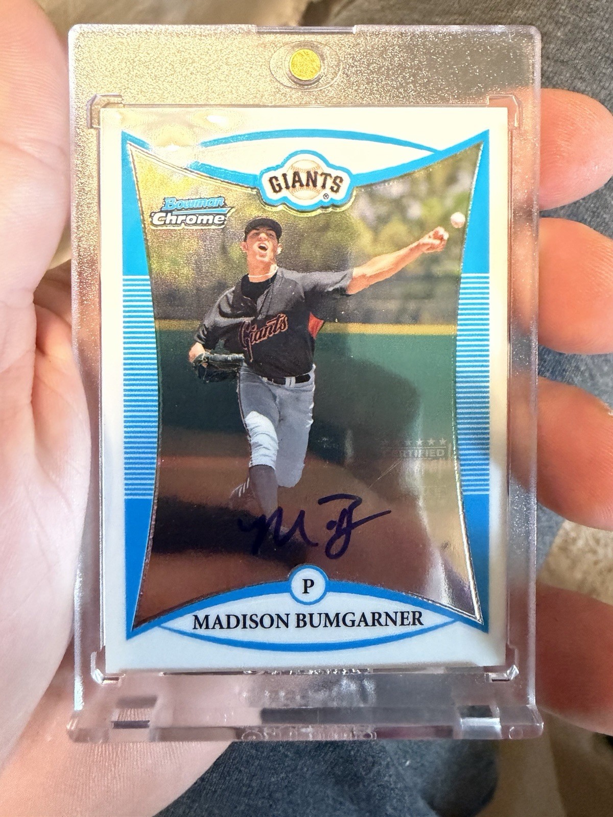 2008 Bowman Chrome Prospects Prospect Autographs Madison Bumgarner #BCP120