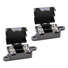 2pcs 2-Position Waterproof Fuse Box for Car For Electrical Circuits and Wiring