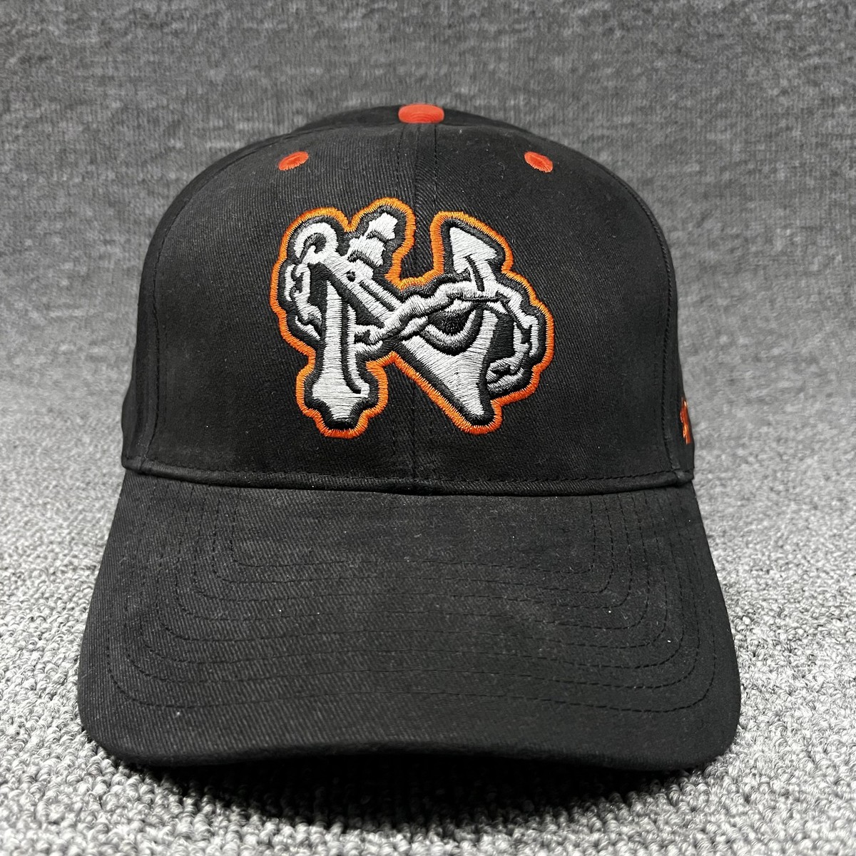 San Francisco Giants '47 Brand MVP Hat Black Orange Anchor Chain Adjustable