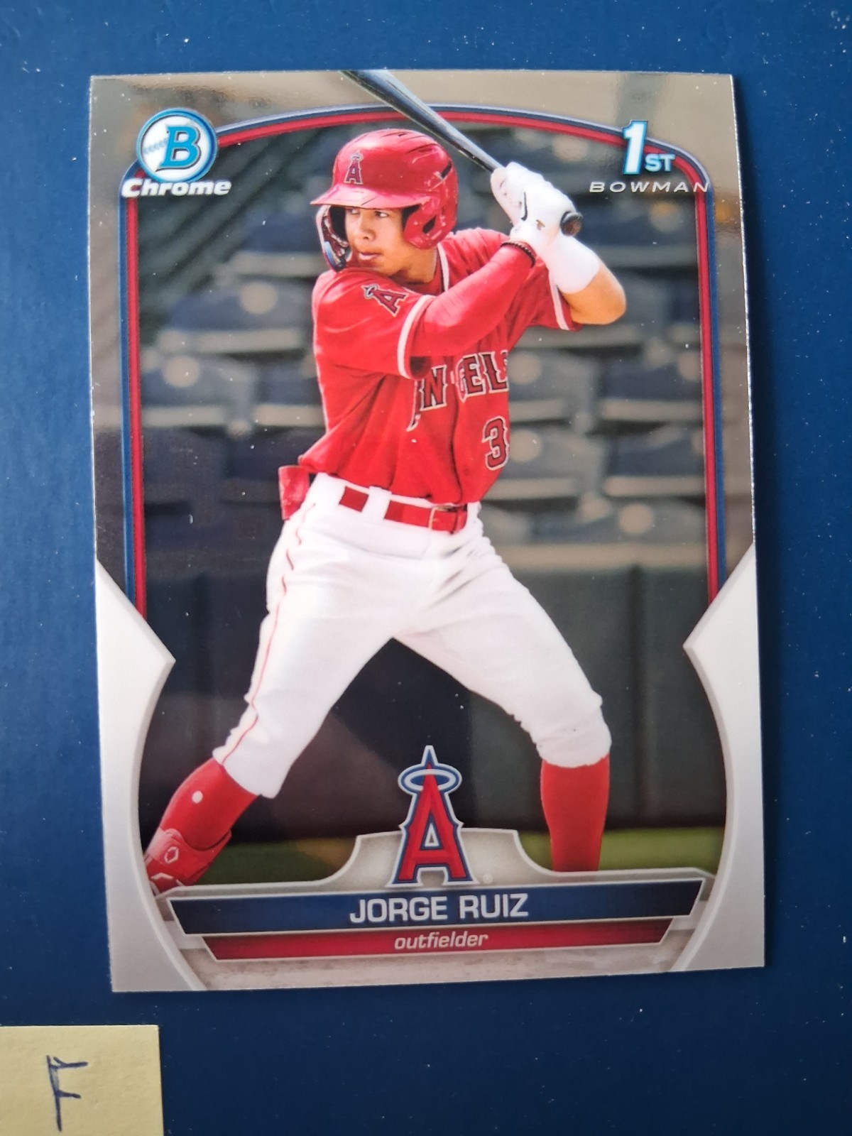 2023 Bowman Chrome Jorge Ruiz #BCP-123 Los Angeles Angels