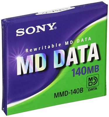 SONY MMD-140B Rewritable MD DATA 140MB Japan Neu