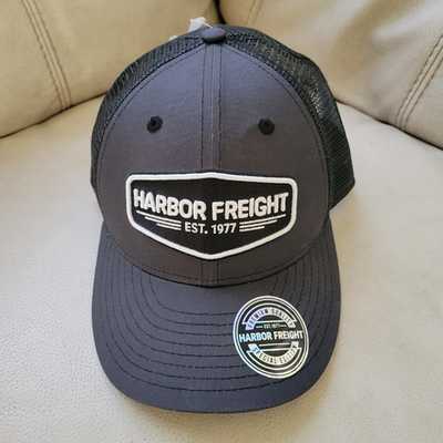 #ad Harbor Freight Tools Black Mesh Trucker Hat Special Edition Est 1977 HFT $9.99