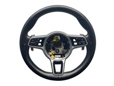 2019-2025 Porsche Cayenne 9y0 Front Left Driver Side Steering Wheel Black Am 2019-2025 Porsche Cayenne 9y0 Front Left Driver Side Steering Wheel Black Am