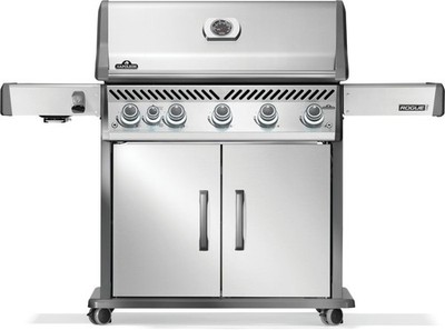 Napoleon Rogue PRO 625 Natural Gas Grill with Infrared Side Burner, Stainless...