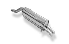 FOX Sportauspuff Edelstahl Racinganlage ab Kat. 2x45mm für Skoda Fabia PJ 1.0l