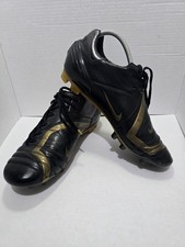 Nike Air Zoom Total 90 T90 Supremacy US 12.5 Soccer Football Cleats. Black Gold