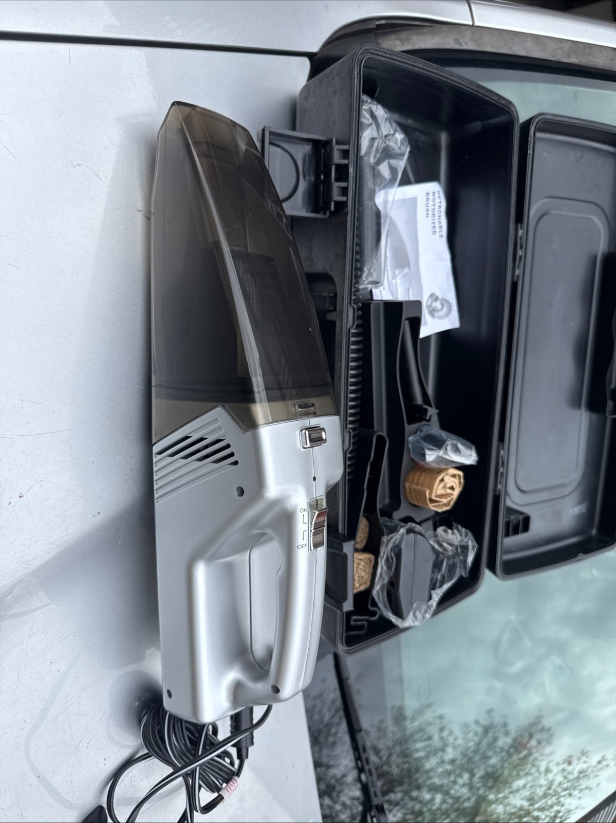 Handheld Car Vacuum Cleaner 12V 70–80W Detachable Motorized Brush – Model 795ARI