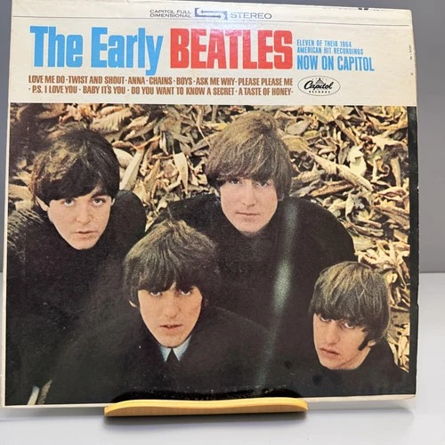 Vintage Beatles The Early Beatles 12" Black Vinyl LP Capitol ST-2309 Rock Album