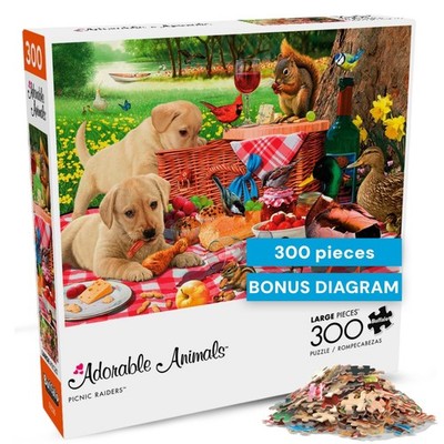 Buffalo Games - Picnic Raiders - 300 Piece Puzzle for 300, 