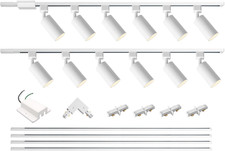 12-Light LED Track Lighting Kit with 13.2FT Rails for Modern Kitchens