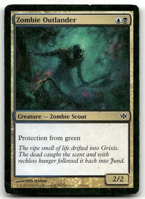 Zombie Outlander #133 (HP) Conflux CON Magic MTG