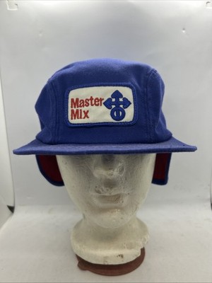 Vintage MASTER MIX Feed & Supply Winter Trucker Hat Cap AG