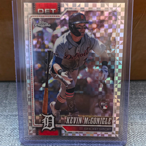 Topps 2025 Pro debut cromo Kevin McGonigle novato RC X-Fractor #PDC-107 - Imagen 1 de 2