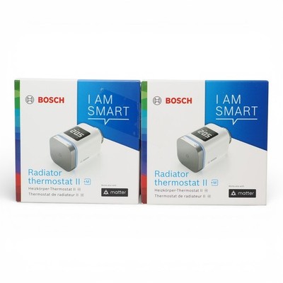 Bosch Smart Home Heizkörper-Thermostat II +M Smart Home Heizen - 2er Set