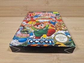 Sistema de entretenimiento Parasol Stars: Rainbow Island II NES Nintendo en caja