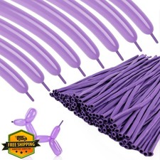 100pcs 260 Purple Twisting Balloons for Modeling and Arch Party Supplies