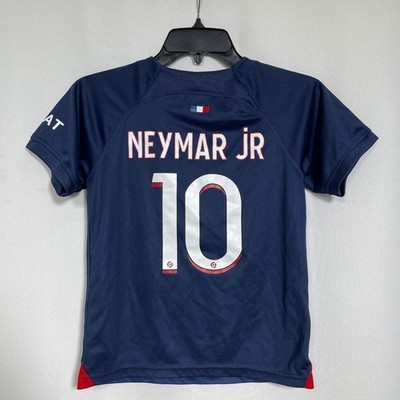 Neymar Jr #10 Paris Saint-Germain PSG Navy Blue Home Jersey Youth