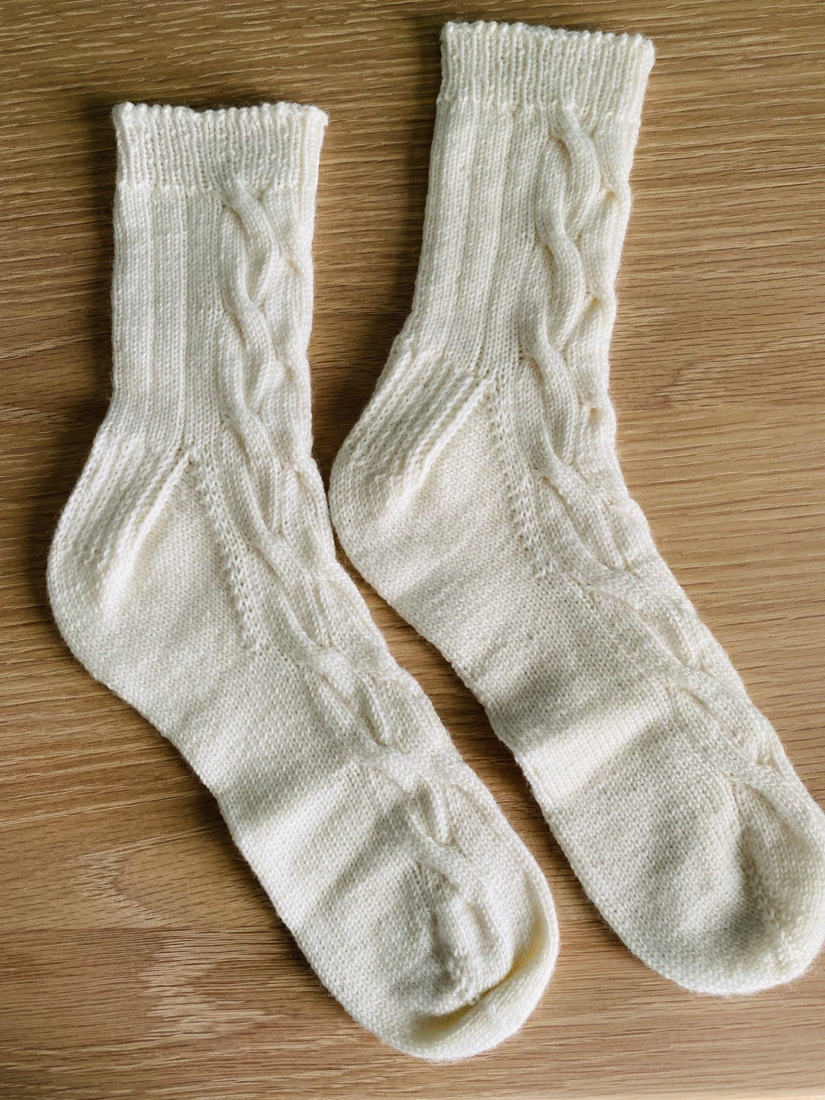 hand knitted wool socks